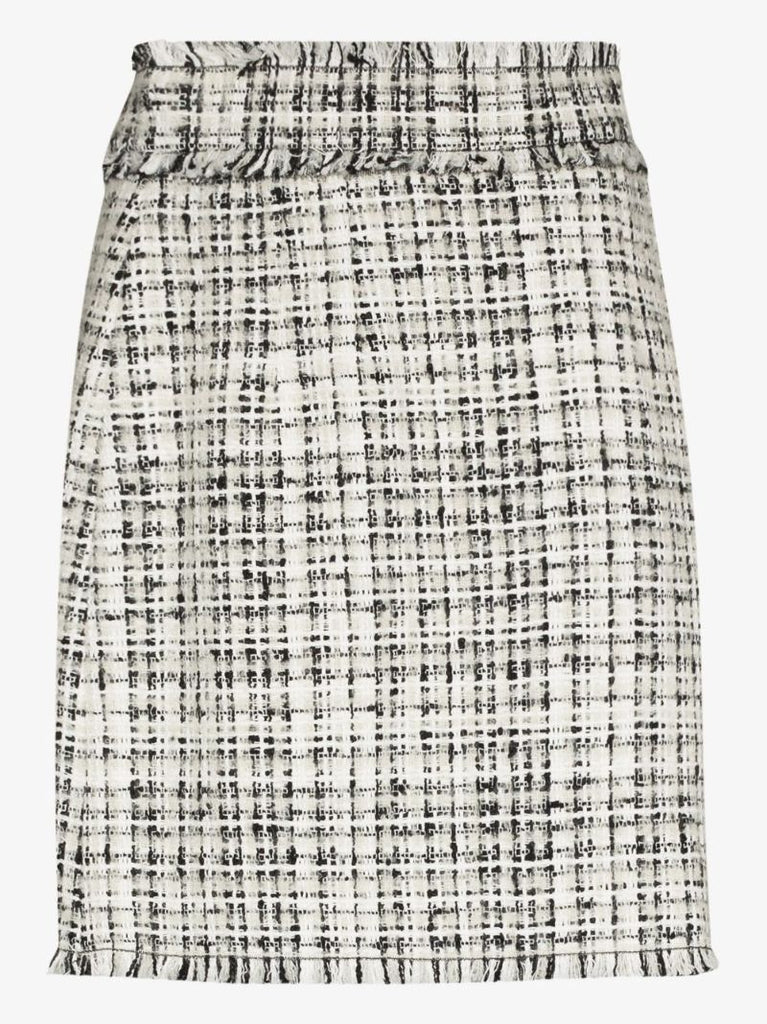 High-rise Tweed Miniskirt