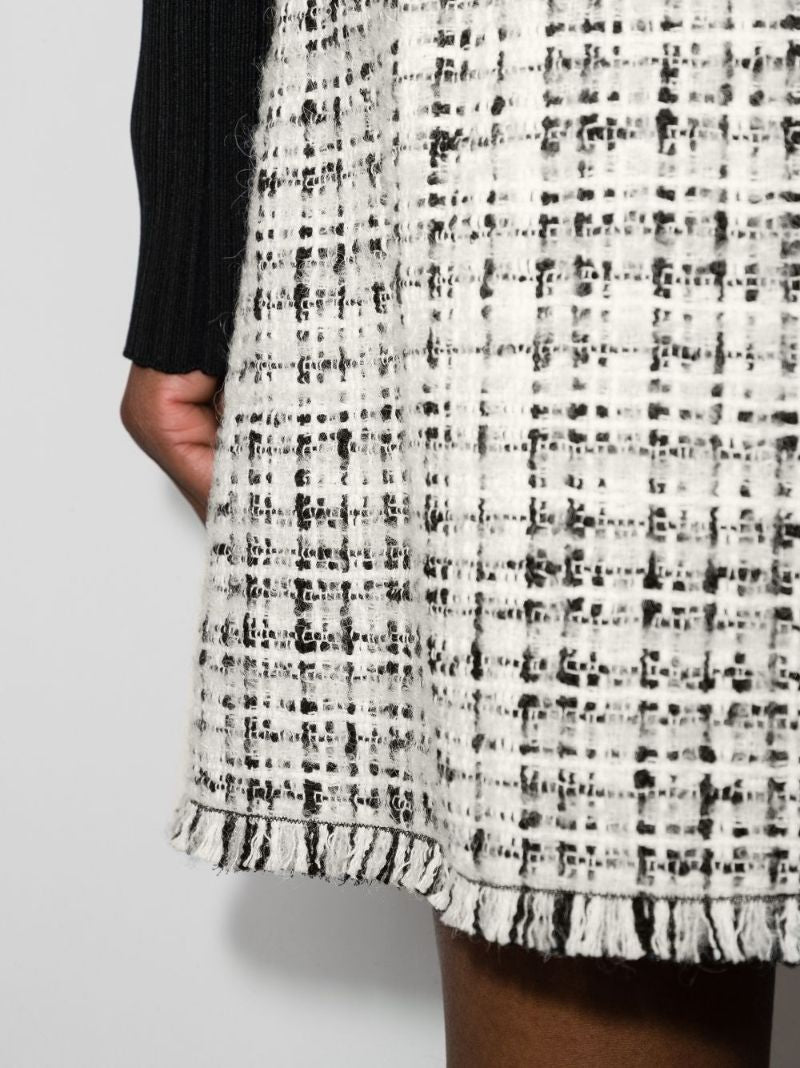 High-rise Tweed Miniskirt