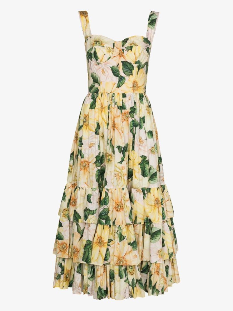 Floral Print Midi Dress