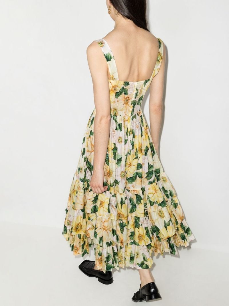 Floral Print Midi Dress