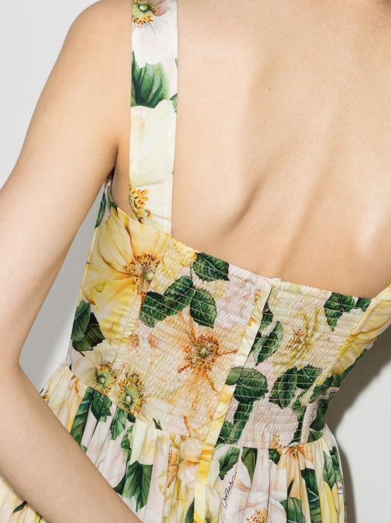 Floral Print Midi Dress