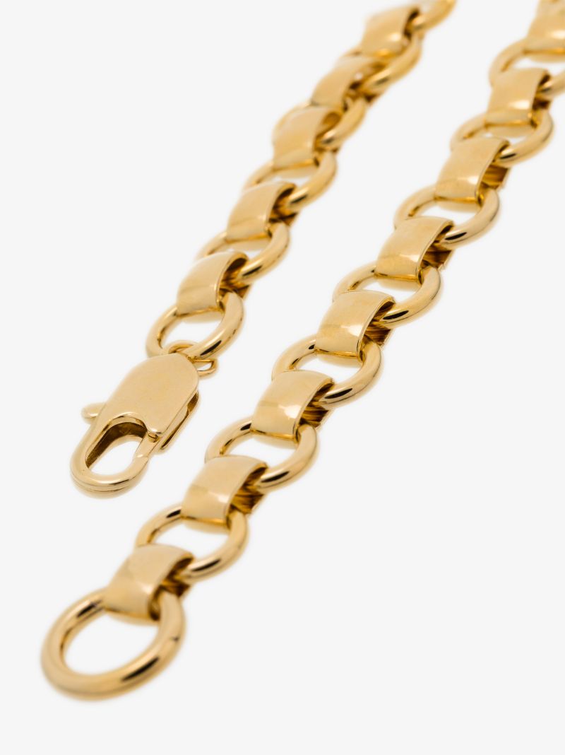 Gold-plated Franca Chain Necklace