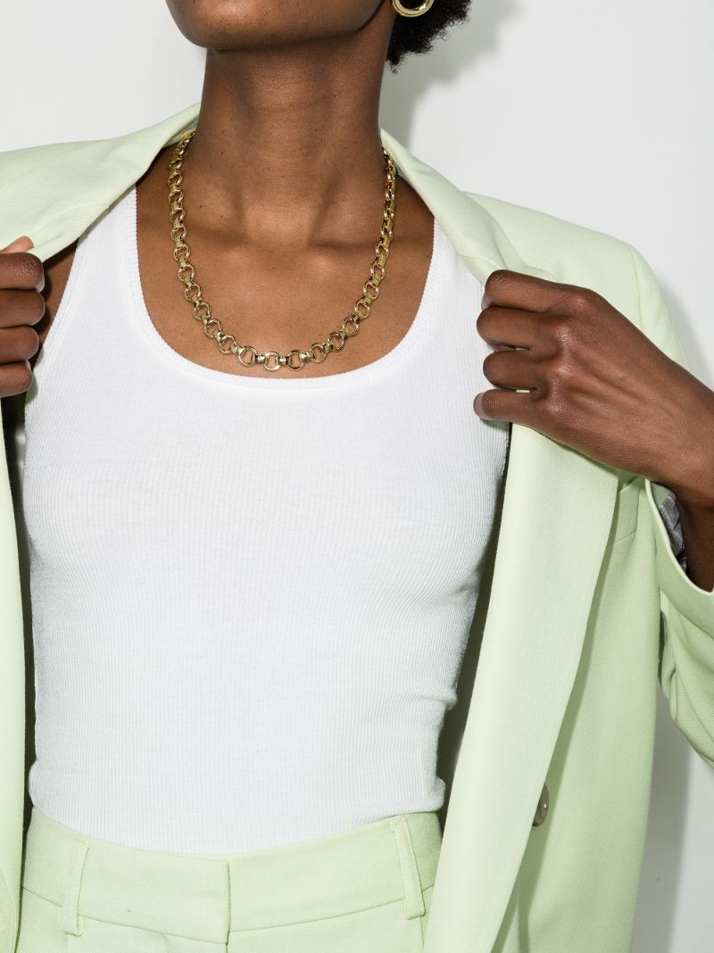 Gold-plated Franca Chain Necklace