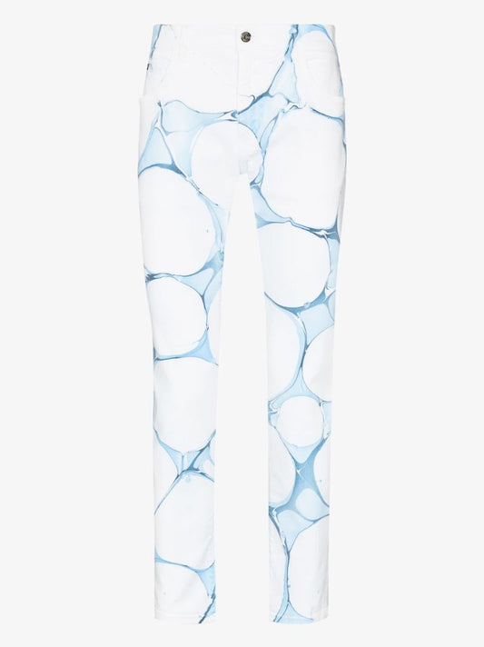 Graphic Slim Leg Jeans