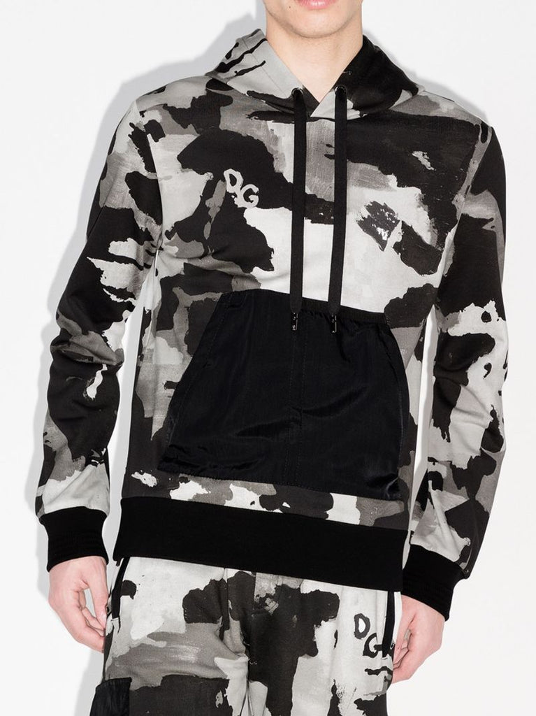 Camouflage Print Hoodie