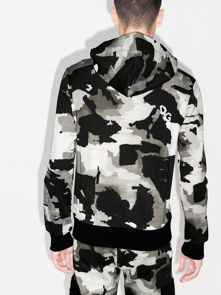 Camouflage Print Hoodie