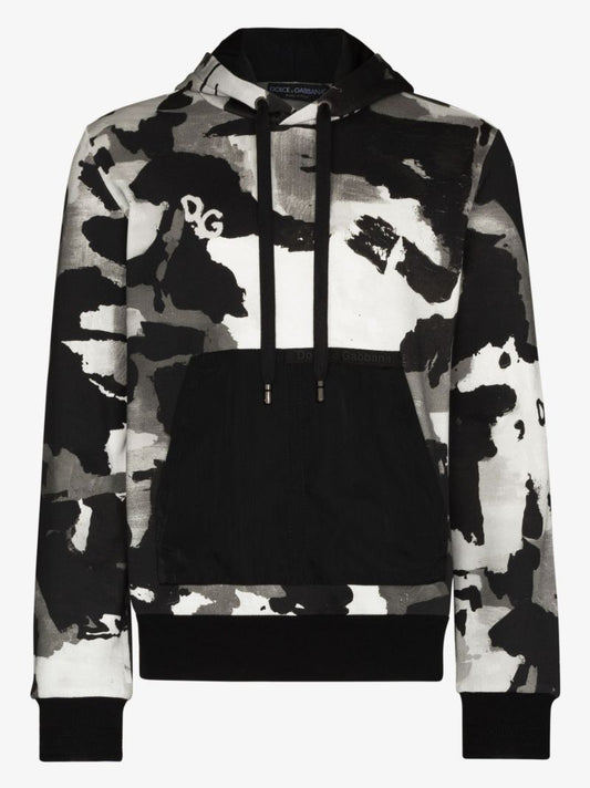 Camouflage Print Hoodie