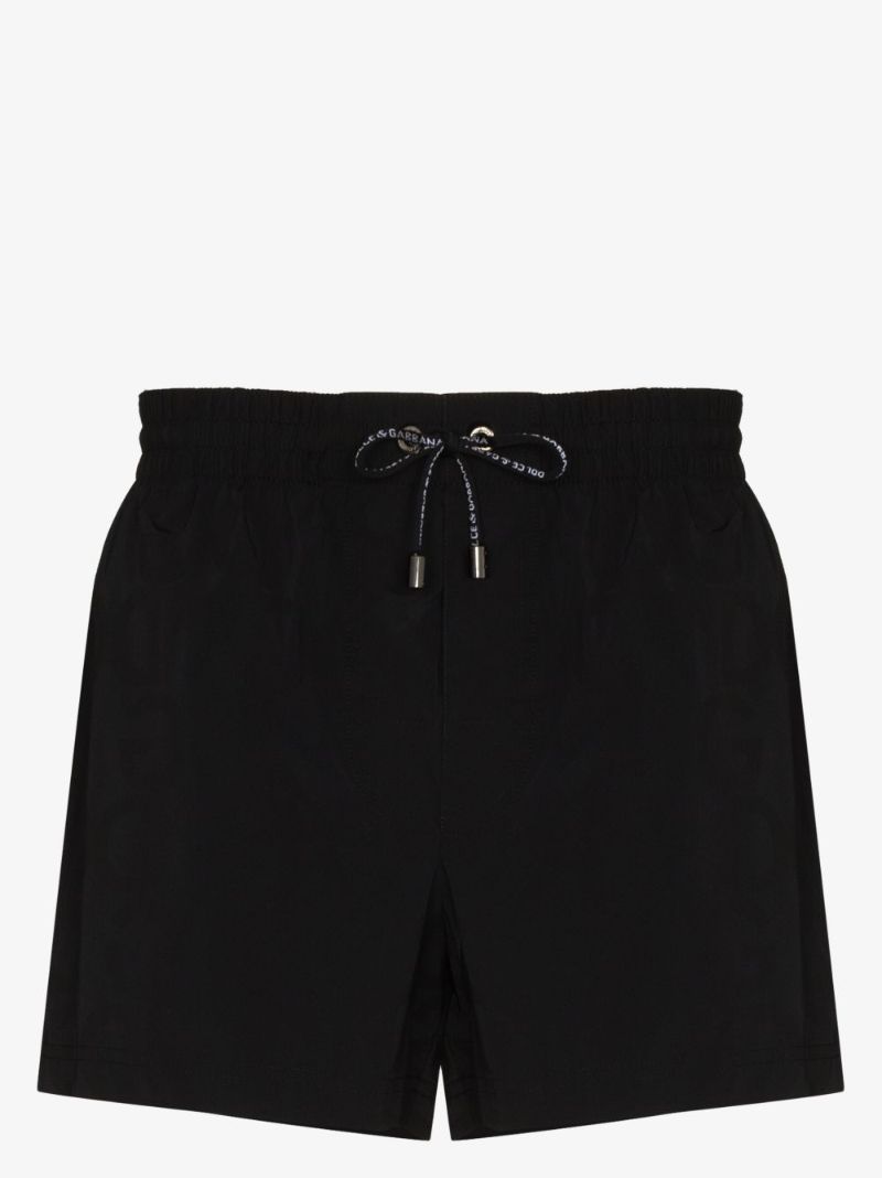 Drawstring Waist Swim Shorts