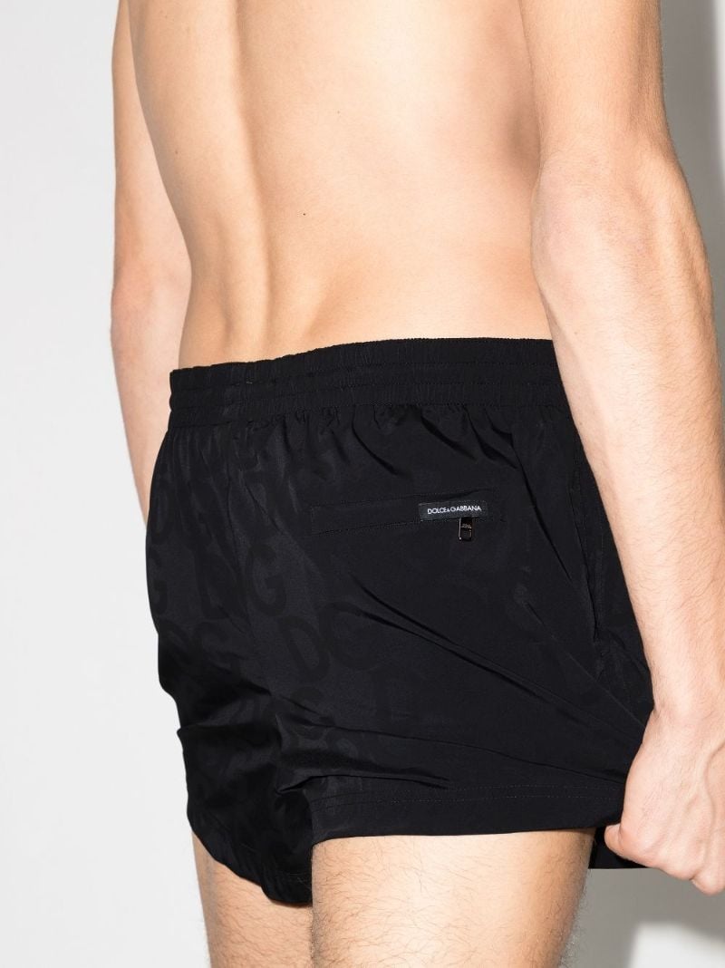 Drawstring Waist Swim Shorts