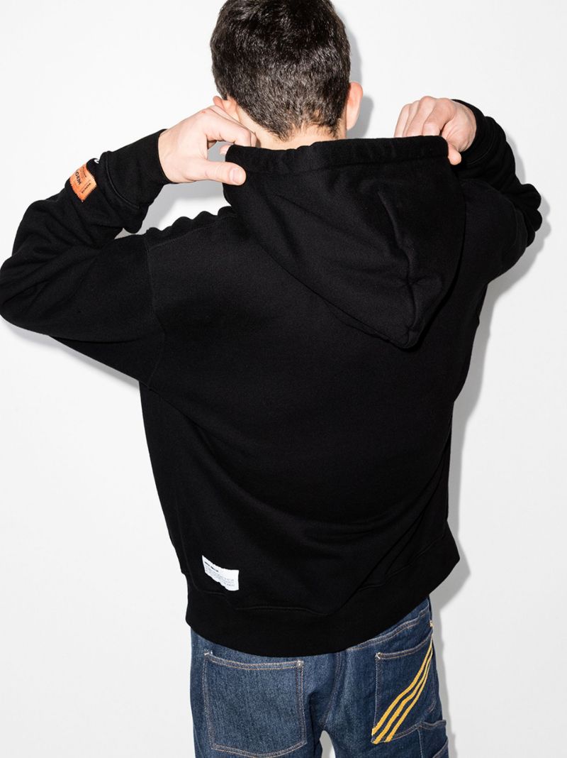 Litho Logo Print Hoodie