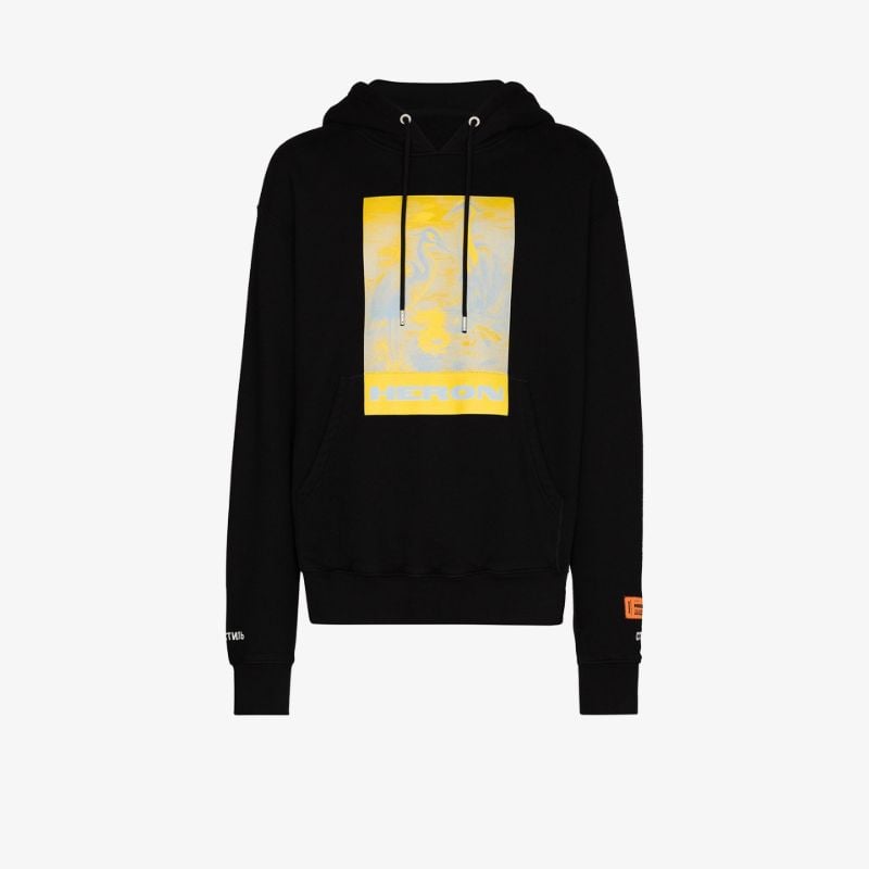 Litho Logo Print Hoodie