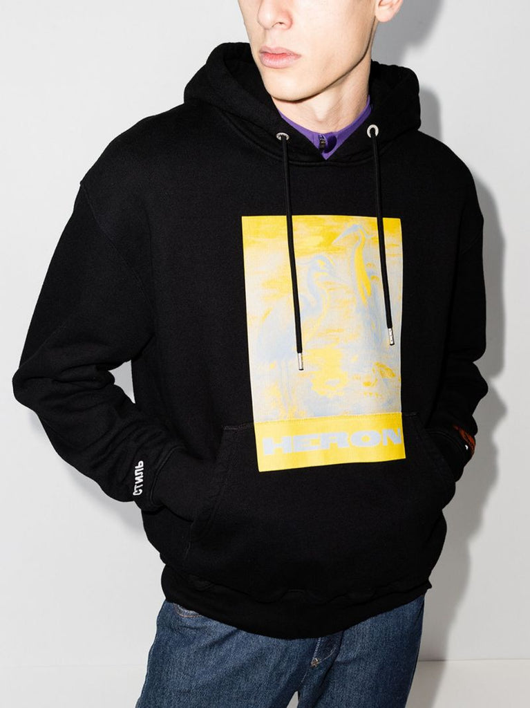 Litho Logo Print Hoodie