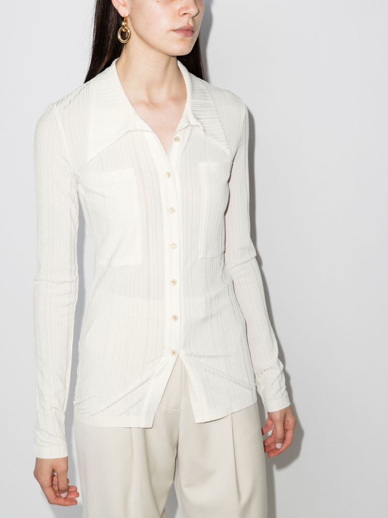 Ribbed Knit Shirt