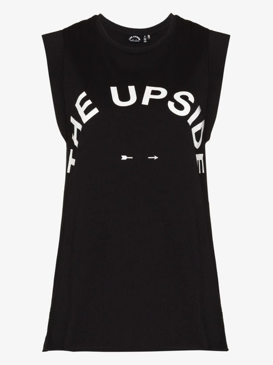 Muscle Logo Cotton Tank Top