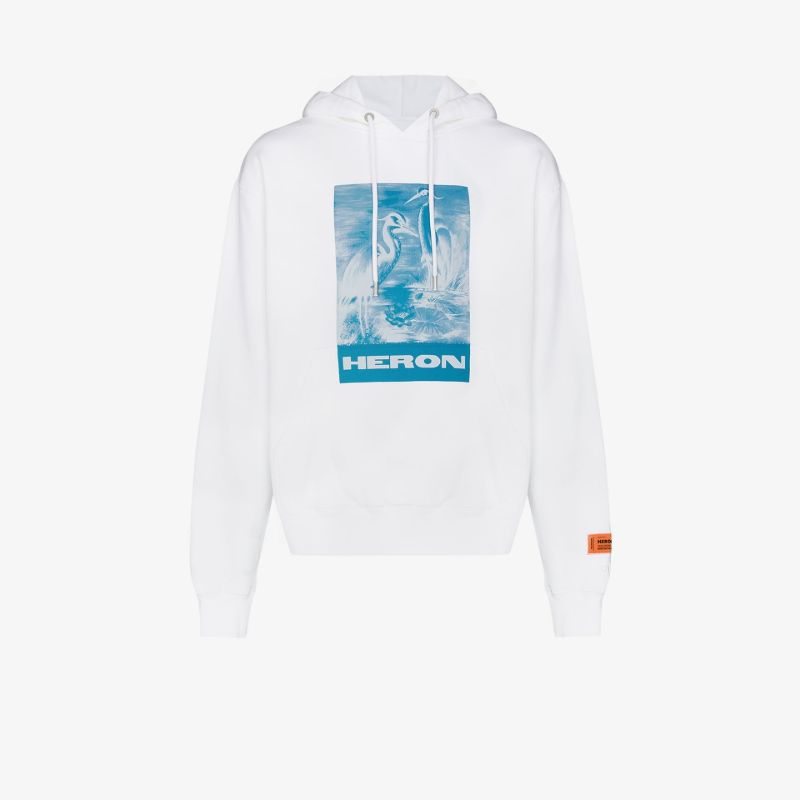 Logo Print Cotton Hoodie