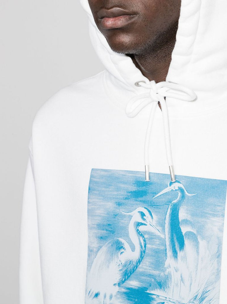 Logo Print Cotton Hoodie