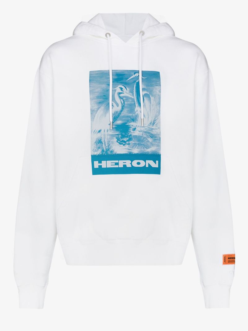 Logo Print Cotton Hoodie