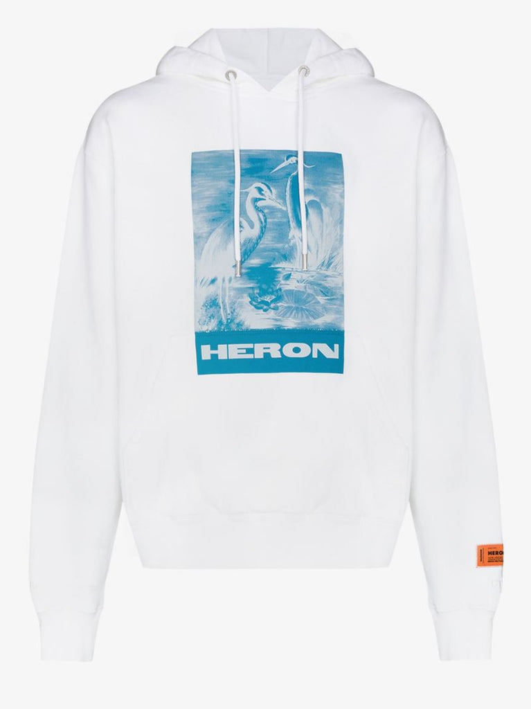 Logo Print Cotton Hoodie