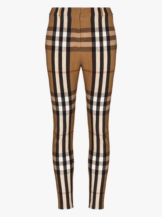 Vintage Check Jodhpur Trousers