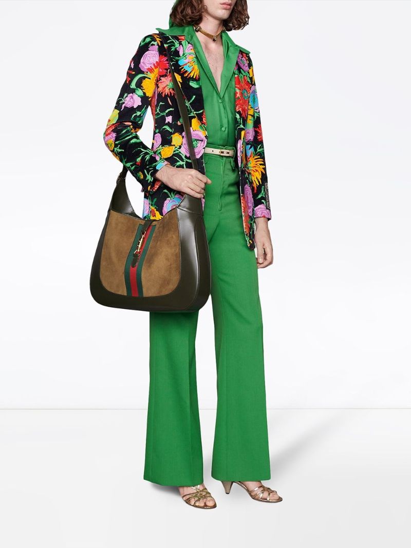 X Ken Scott Floral Velvet Blazer