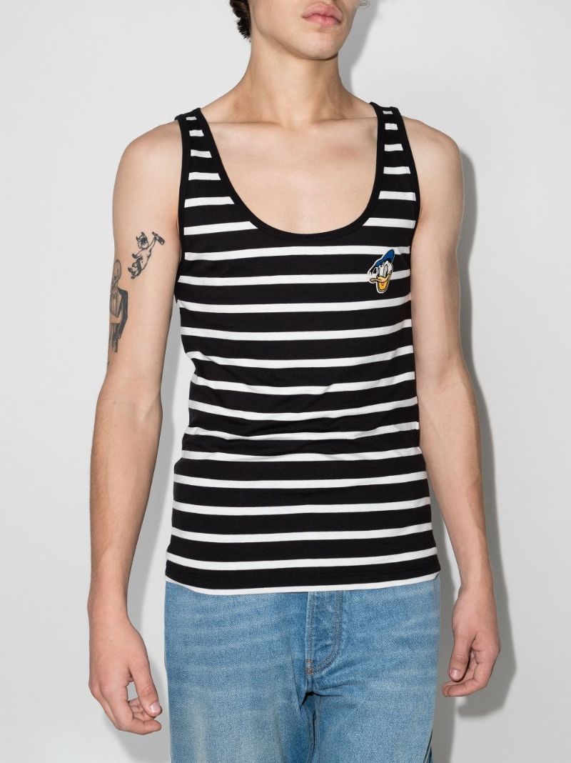X Disney Donald Duck Striped Vest