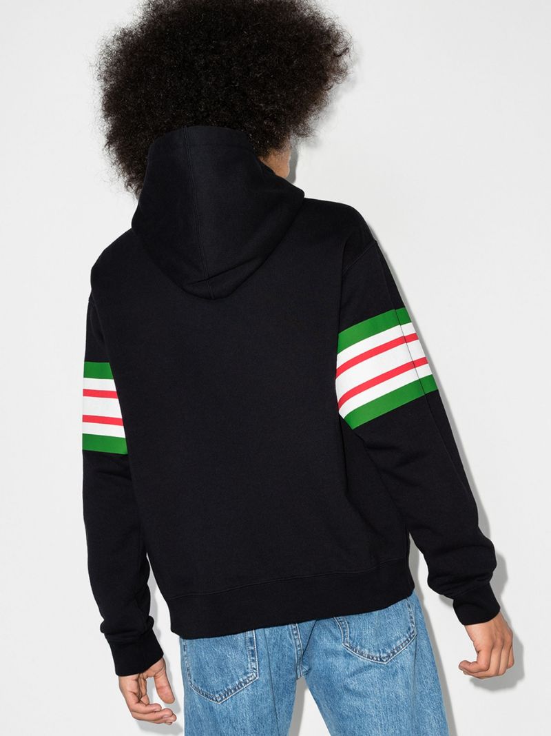 Web Stripe Logo Hoodie