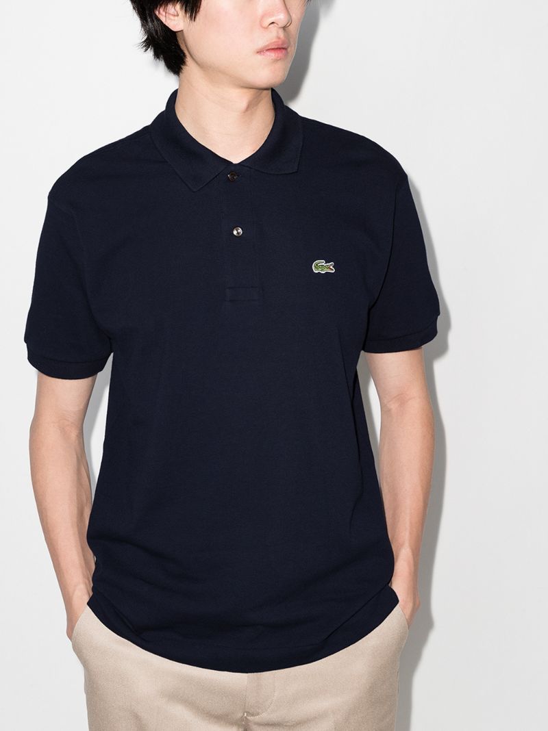 Logo Detail Cotton Polo Shirt
