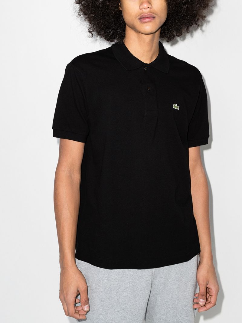 Logo Detail Cotton Polo Shirt
