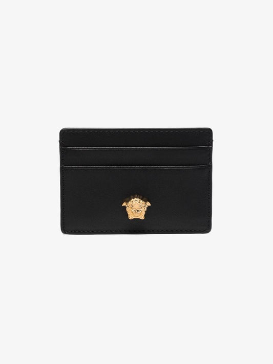 Black Medusa Leather Card Holder