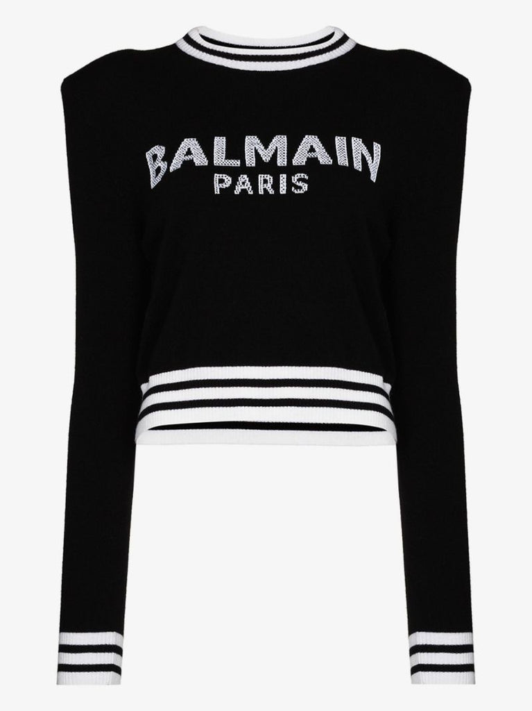 Cropped Logo Sweater