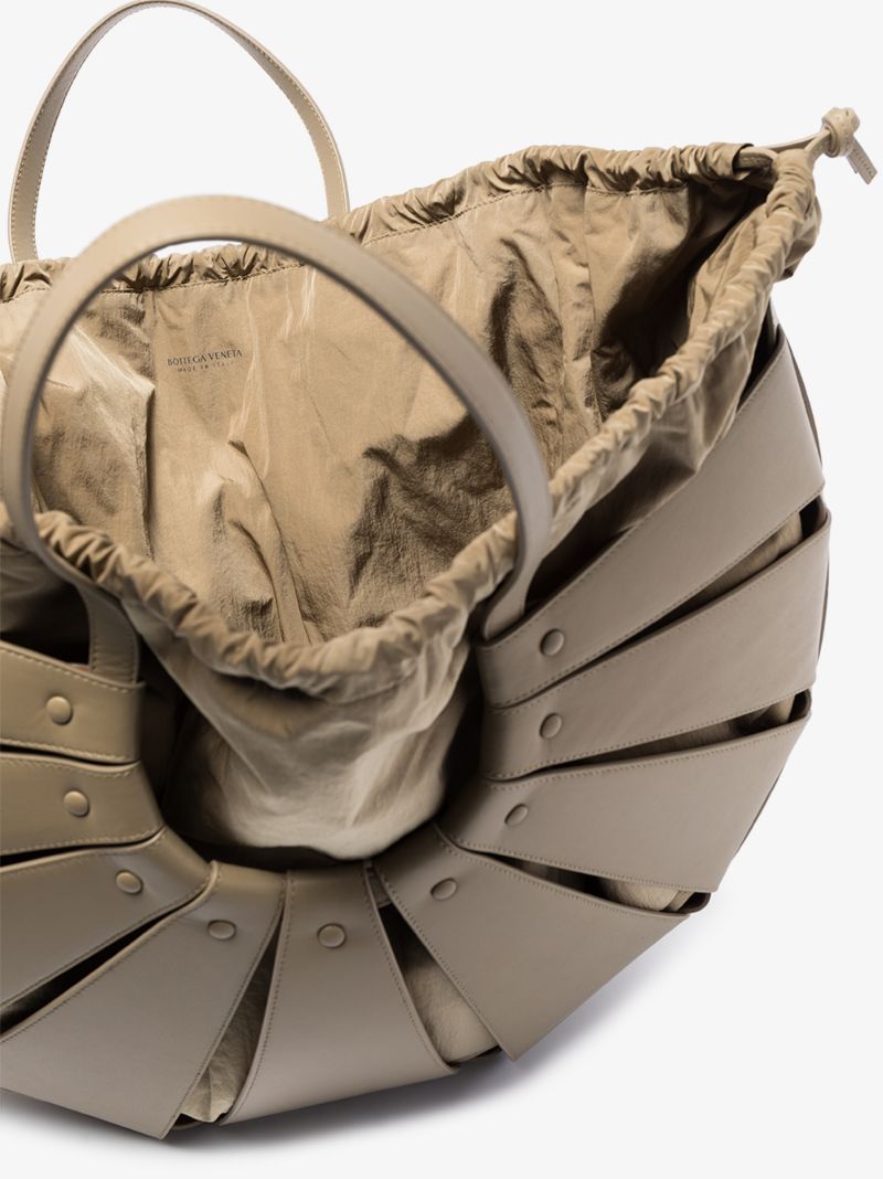 Neutral the Shell Large Leather Tote Bag