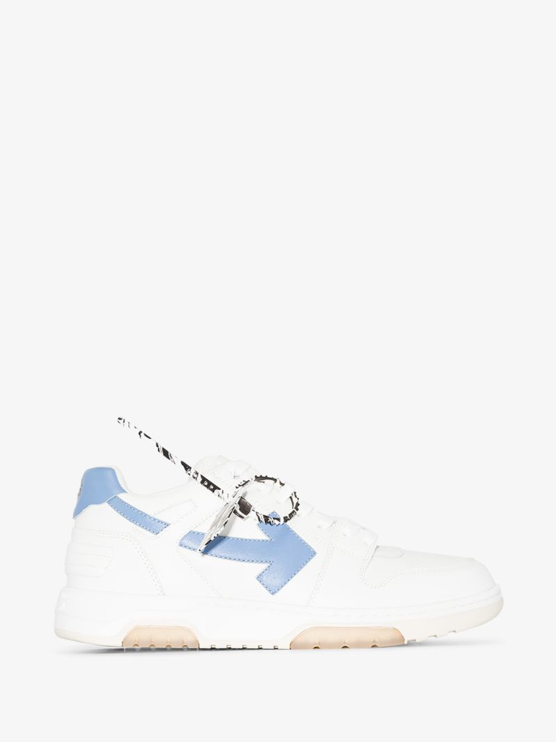 Blue and White Out of Office Sneakers