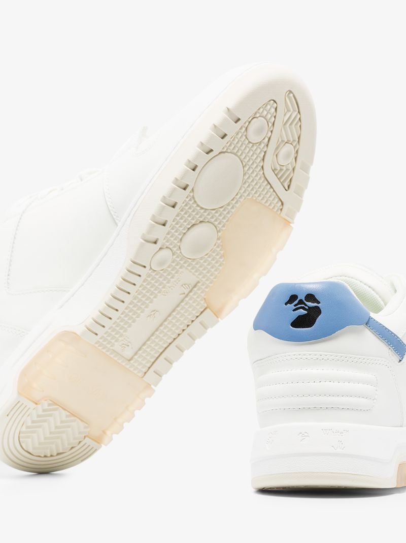 Blue and White Out of Office Sneakers