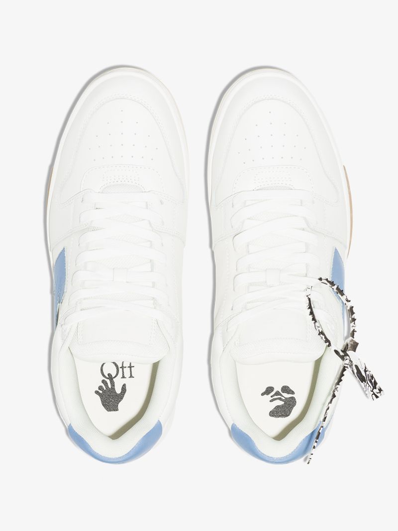Blue and White Out of Office Sneakers