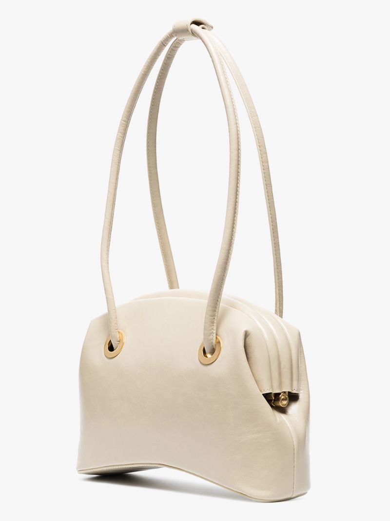 Neutral Brot Circle Leather Shoulder Bag