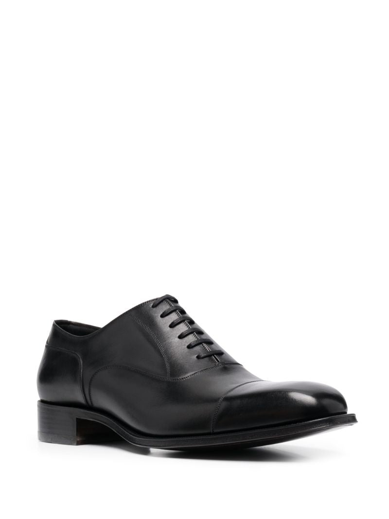 Black Claydon Leather Oxford Shoes