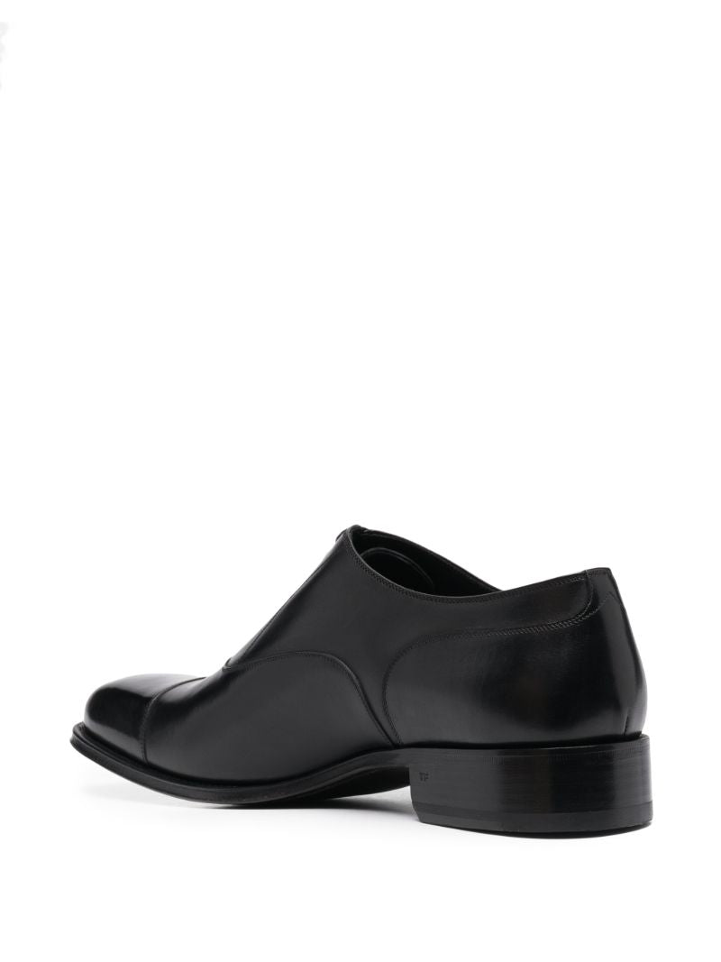 Black Claydon Leather Oxford Shoes
