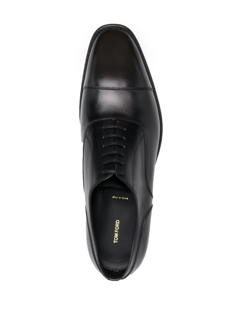 Black Claydon Leather Oxford Shoes