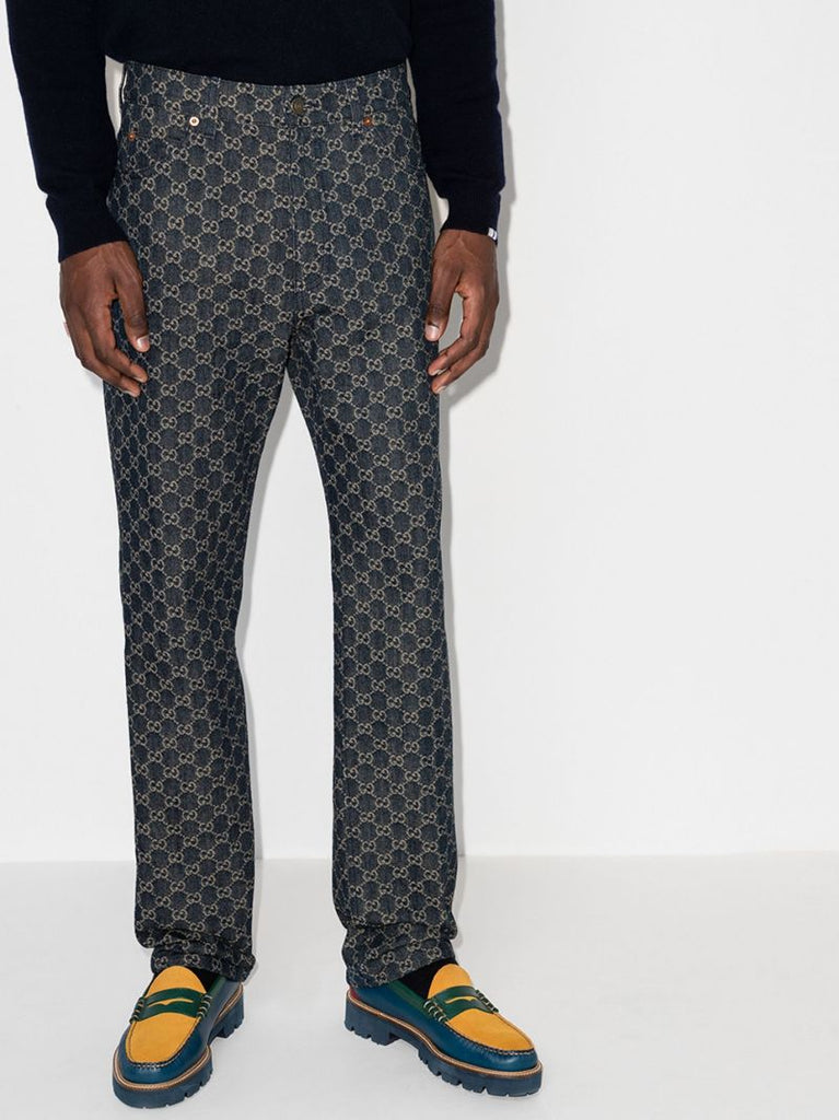 Gg Supreme Straight Leg Jeans
