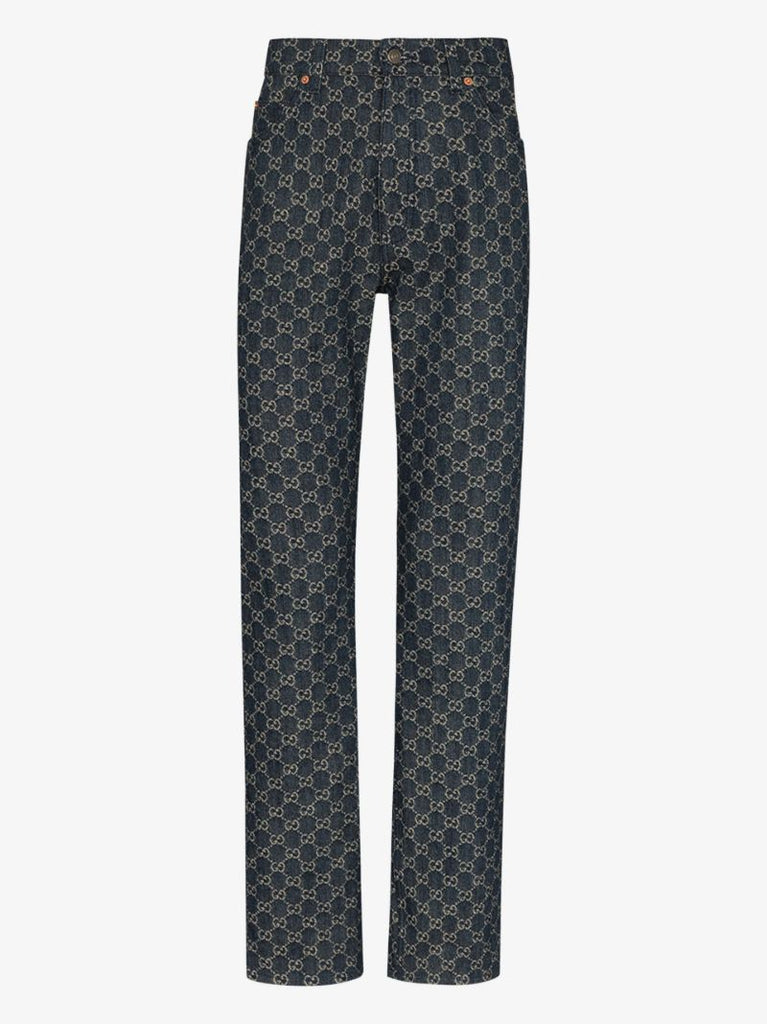 Gg Supreme Straight Leg Jeans
