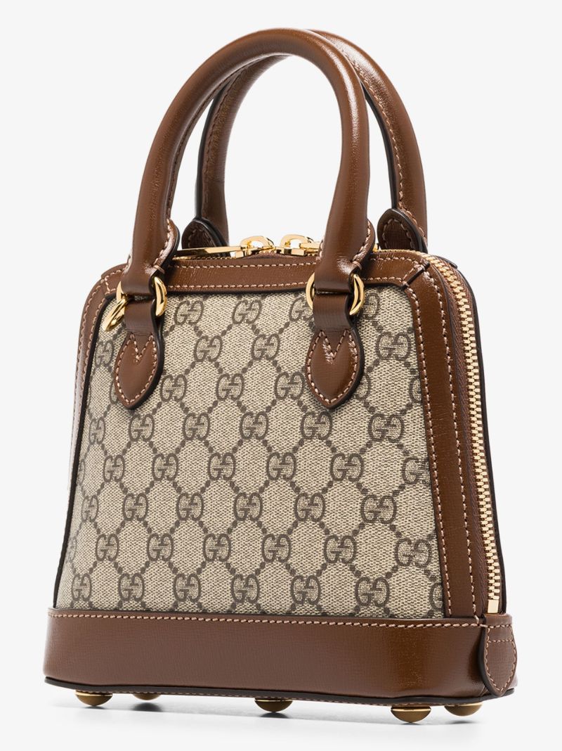 Brown Horsebit 1955 Gg Supreme Top Handle Bag