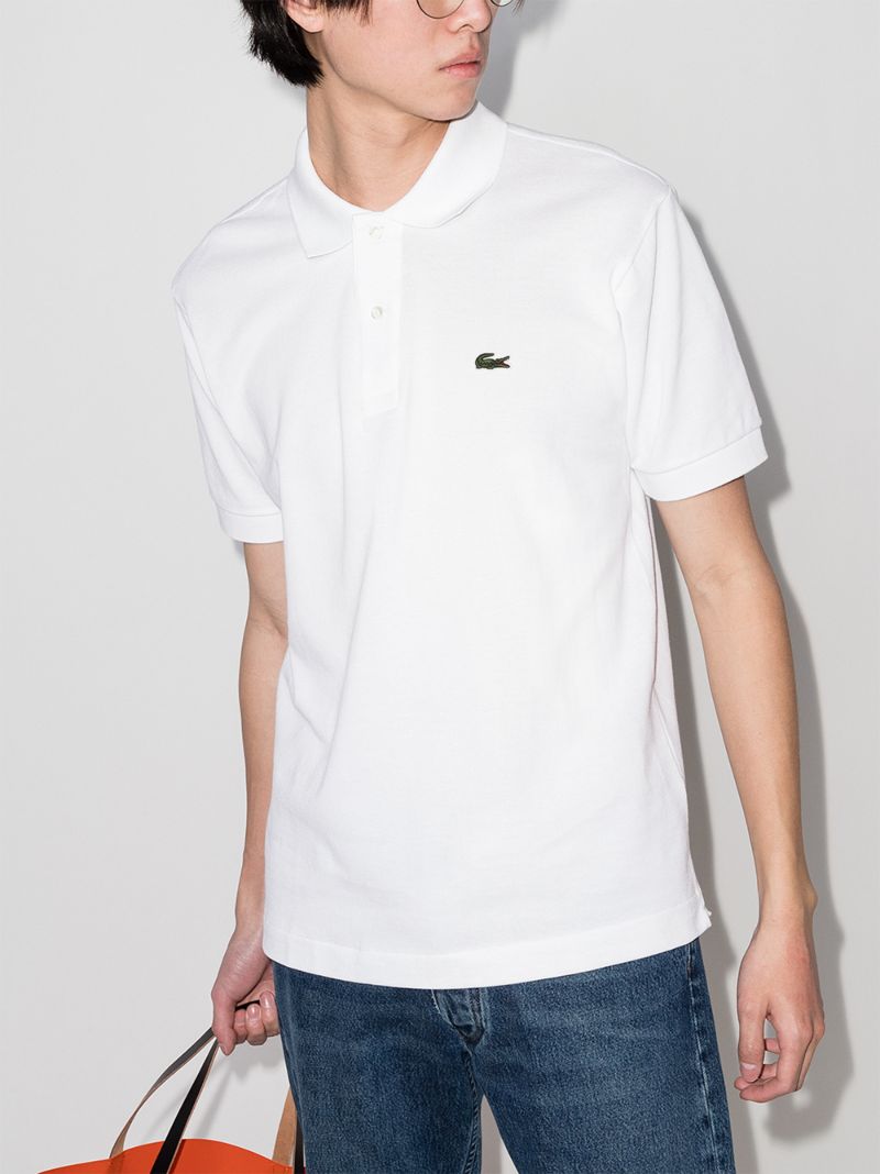Logo Detail Cotton Polo Shirt