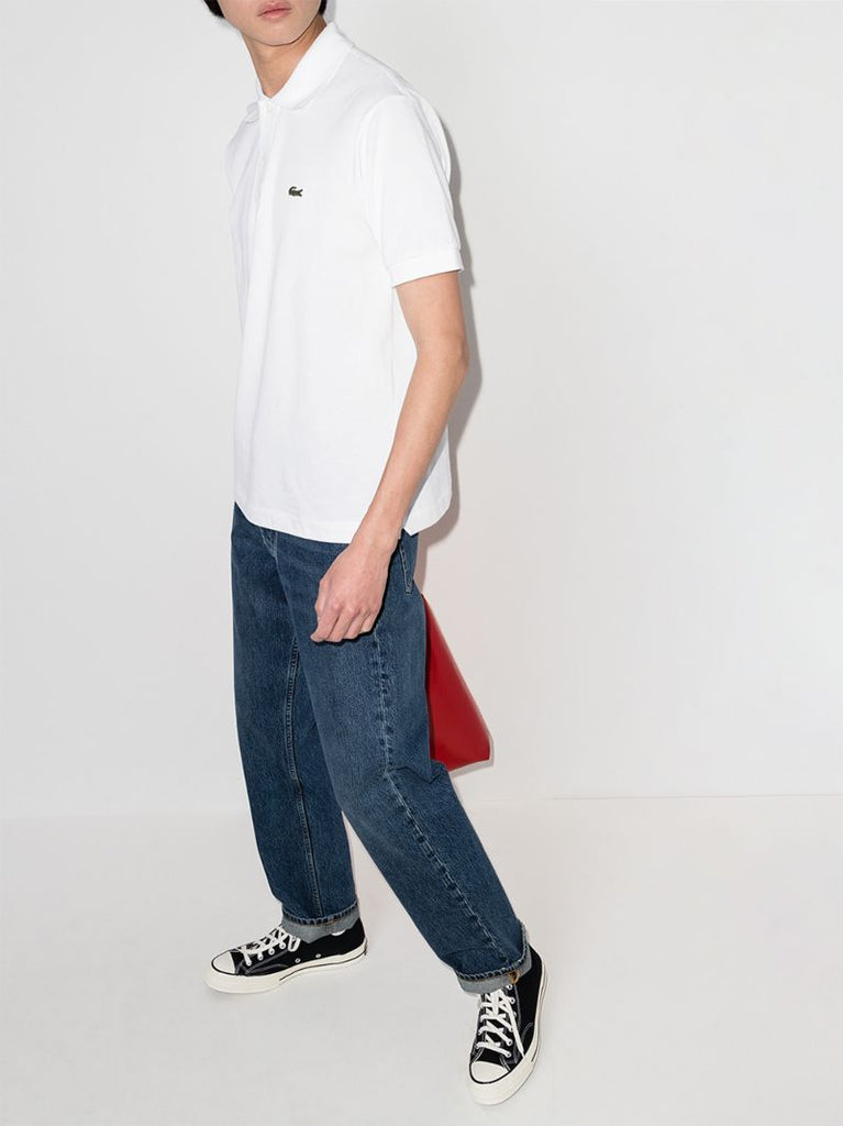 Logo Detail Cotton Polo Shirt