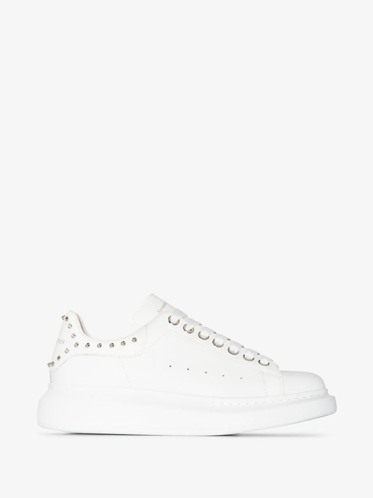 White Studded Oversized Sneakers