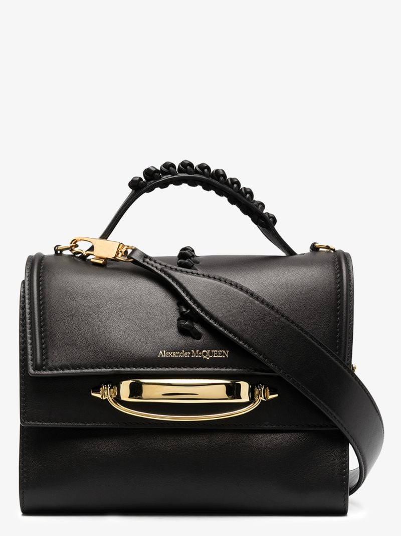 Black the Story Leather Shoulder Bag