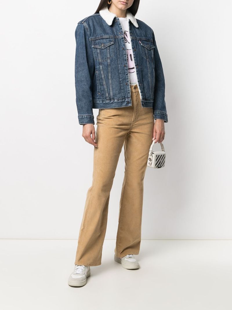 Blue Ex-boyfriend Trucker Denim Jacket