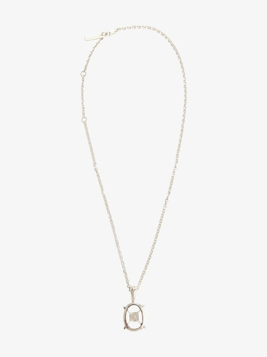 Sterling Silver Volley Topaz Necklace