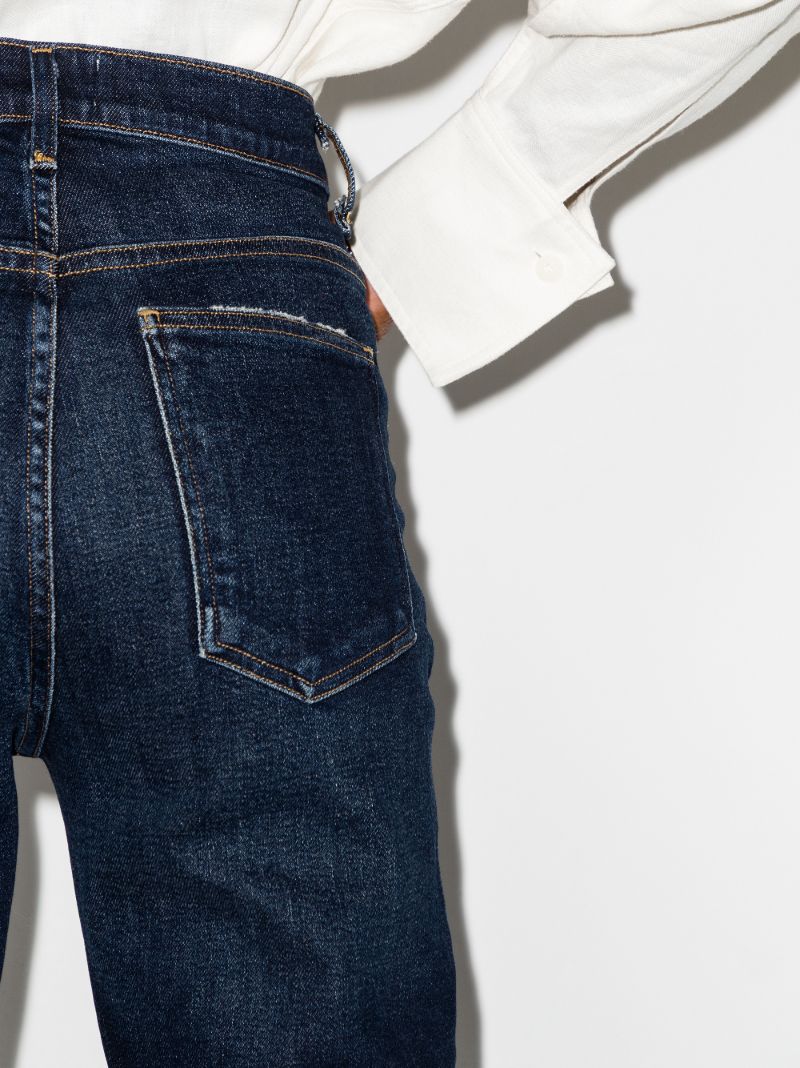 Pinch Waist Skinny Jeans