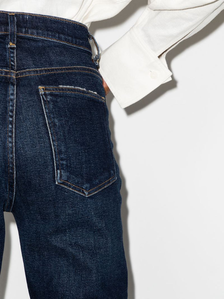 Pinch Waist Skinny Jeans