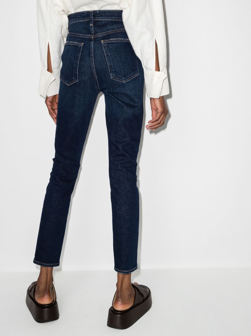 Pinch Waist Skinny Jeans